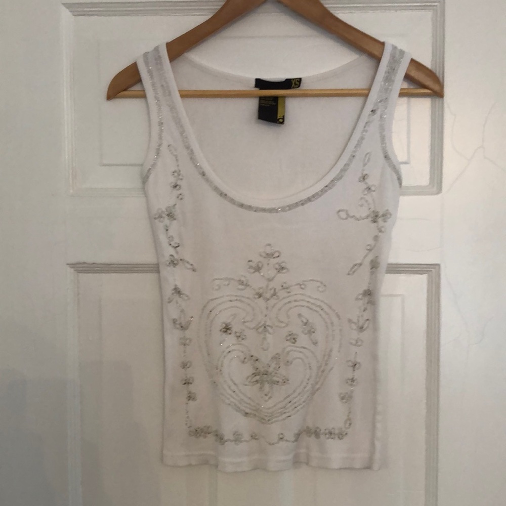 Beaded tank top